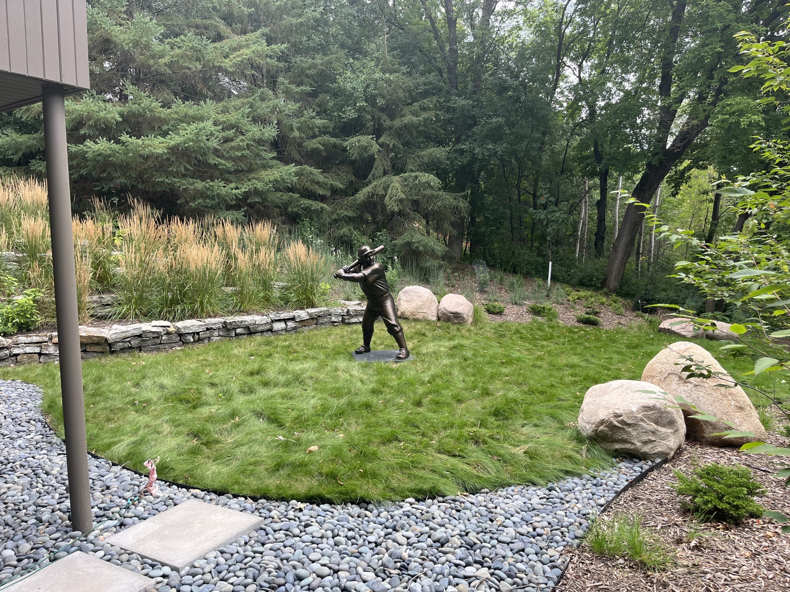 MENDOTA HEIGHTS MID CENTRY WOODLAND EDGE HERO After Harmon Killebrew Statute 1 scaled