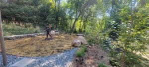 MENDOTA HEIGHTS MID CENTRY WOODLAND EDGE Install Baseball Diamond 2 1